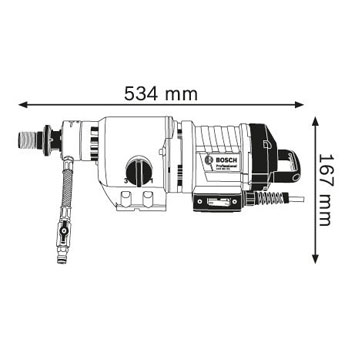 Bosch bušilica za bušenje dijamantskim krunama 350 WE Professional GDB 0601189900-1