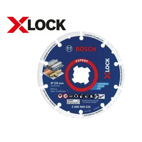 Bosch X-LOCK dijamantski disk za sečenje metala Best for Metal 125mm 2608900533 Bosch X-LOCK dijamantski disk za sečenje metala Best for Metal 125mm 2608900533