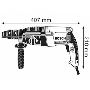 Bosch električni pneumatski čekić SDS-Plus 800W GBH 2-26 DFR 0611254768 Bosch električni pneumatski čekić SDS-Plus 800W GBH 2-26 DFR 0611254768