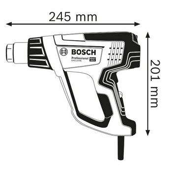 Bosch fen za vreli vazduh GHG 23-66 Kit Professional 06012A6301 Bosch fen za vreli vazduh GHG 23-66 Kit Professional 06012A6301