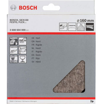 Bosch filc za poliranje tvrdo 160 mm 3608604000-1