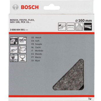Bosch filc za poliranje meko 160 mm 3608604001-1