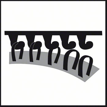 Bosch filc za poliranje tvrdo 128 mm 2608612005 Bosch filc za poliranje tvrdo 128 mm 2608612005