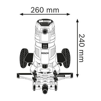 Bosch višenamenska glodalica GMF 1600 CE Professional 0601624022 Bosch višenamenska glodalica GMF 1600 CE Professional 0601624022