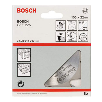 Bosch pločasto glodalo 8, 22 mm, 4 mm 3608641013-1