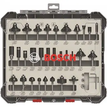 Bosch komplet raznih glodala / držač od 6mm 30/1 2607017474 Bosch komplet raznih glodala / držač od 6mm 30/1 2607017474