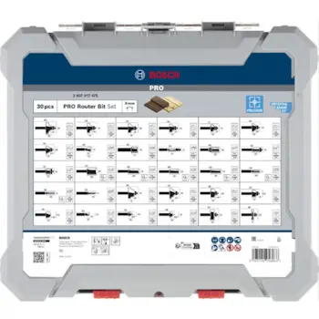 Bosch komplet raznih glodala 8mm 30/1 2607017475-4