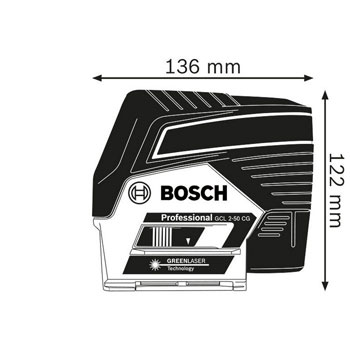 Bosch kombinovani laser GCL 2-50 CG Professional 0601066H00-1