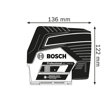 Bosch kombinovani laser GCL 2-50 CG Professional 0601066H00 Bosch kombinovani laser GCL 2-50 CG Professional 0601066H00