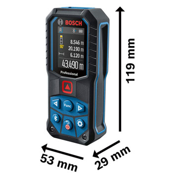 Bosch laserski daljinomer GLM 50-27 C sa funkcijom Bluetooth 0601072T00-1