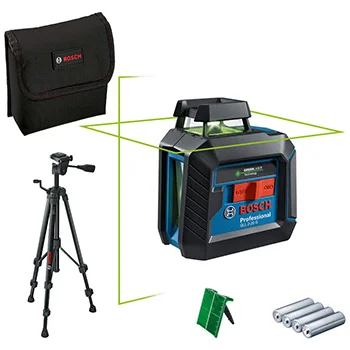 Bosch samonivelišući linijski laser 360° GLL 2-20 G + tašna + stativ - zeleni zrak 0601065001 Bosch samonivelišući linijski laser 360° GLL 2-20 G + tašna + stativ - zeleni zrak 0601065001