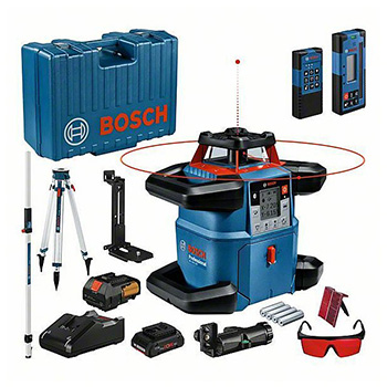 Bosch rotacioni laser GRL 600 CHV + stativ BT 170 HD + letva GR 240 + ProCORE 4,0Ah 18V + prijemnik LR 60 + daljinski upravljač RC 6 06159940P5-1