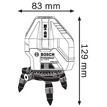 Bosch linijski laser GLL 5-50 X 0601063N00-7