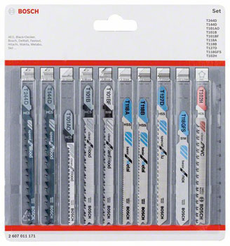 Bosch list ubodne testere - set 10 komada All in One 2607011171 Bosch list ubodne testere - set 10 komada All in One 2607011171