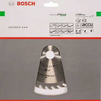 Bosch list kružne testere Optiline Wood 165mm 2608642602 Bosch list kružne testere Optiline Wood 165mm 2608642602