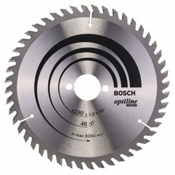 Bosch list kružne testere Optiline Wood 190 x 30 x 2,0 mm 48 zuba 2608641186 Bosch list kružne testere Optiline Wood 190 x 30 x 2,0 mm 48 zuba 2608641186