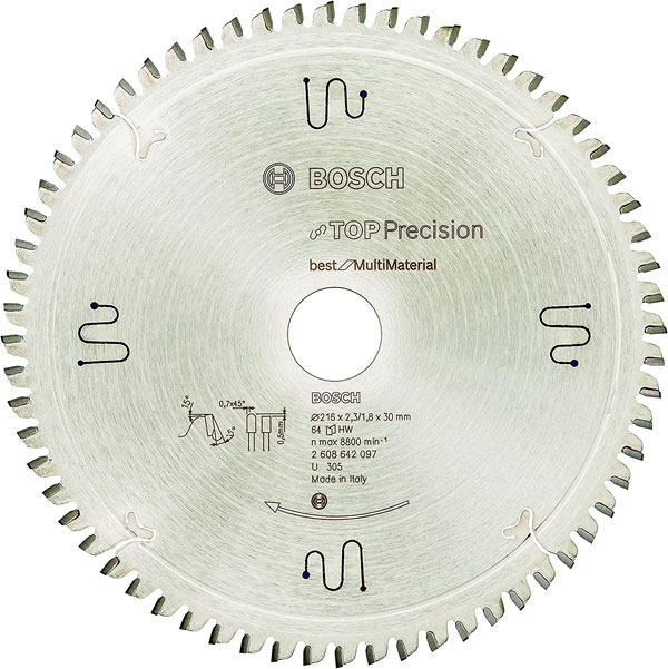 Bosch list kružne testere Top Precision Best for Multi Material 210x30x2.3 2608642096 Bosch list kružne testere Top Precision Best for Multi Material 210x30x2.3 2608642096
