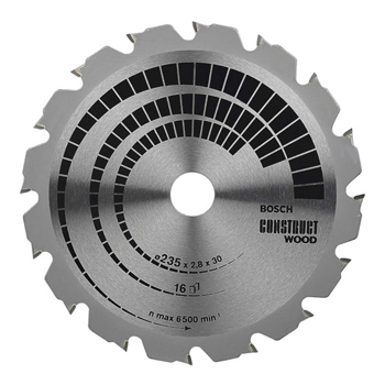 Bosch 2 x list kružne testere za drvo Construct Wood 235x2,8x30 16T 2608644656-1