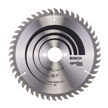 Bosch listovi kružnih testera Optiline Wood za drvo 190x30x2.6/1.6x48T i univerzalni Multi Material 190x30x2.4/1.8x54T 2608644655 Bosch listovi kružnih testera Optiline Wood za drvo 190x30x2.6/1.6x48T i univerzalni Multi Material 190x30x2.4/1.8x54T 2608644655