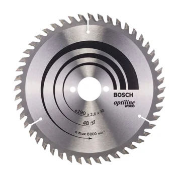 Bosch listovi kružnih testera Optiline Wood za drvo 190x30x2.6/1.6x48T i univerzalni Multi Material 190x30x2.4/1.8x54T 2608644655-1 Bosch listovi kružnih testera Optiline Wood za drvo 190x30x2.6/1.6x48T i univerzalni Multi Material 190x30x2.4/1.8x54T 2608644655-1