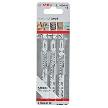 Bosch listovi za ubodnu testeru Endurance for Wood T144DHM 3 kom 2608665071 Bosch listovi za ubodnu testeru Endurance for Wood T144DHM 3 kom 2608665071