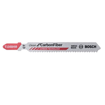 Bosch list ubodne testere T 108 BHM Clean for Carbon Fiber, pakovanje od 3 komada 2608667449