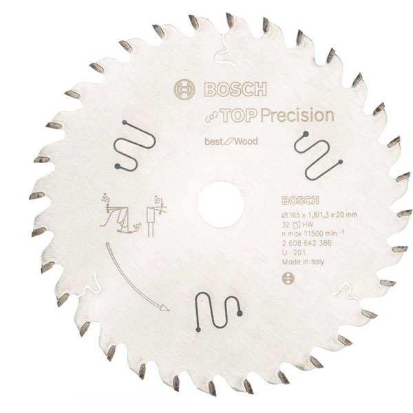 Bosch list kružne testere Top Precision Best for Wood 165x20x1.8 48zuba 2608642384 Bosch list kružne testere Top Precision Best for Wood 165x20x1.8 48zuba 2608642384