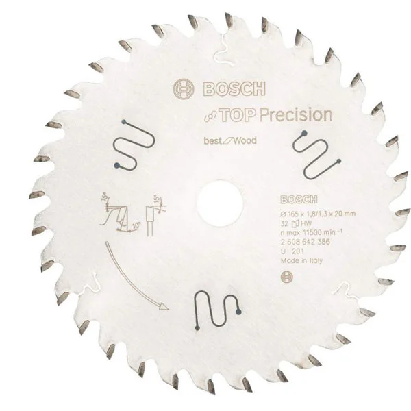 Bosch list kružne testere Top Precision Best for Wood 165x20x1.8 48zuba 2608642384 Bosch list kružne testere Top Precision Best for Wood 165x20x1.8 48zuba 2608642384