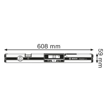 Bosch digitalni merač nagiba GIM 60 Professional 0601076700 Bosch digitalni merač nagiba GIM 60 Professional 0601076700