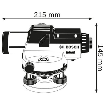 Bosch optički uređaj za nivelisanje GOL 26 D Professional 0601068000-1