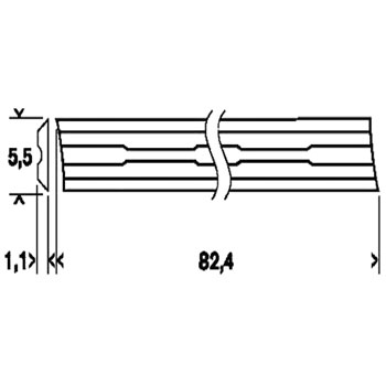 Bosch karbidni obrtni nož za rende 2607000096-2