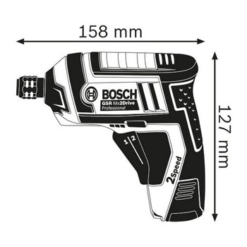 Bosch akumulatorski odvrtač GSR Mx2Drive Professional 06019A2101-1