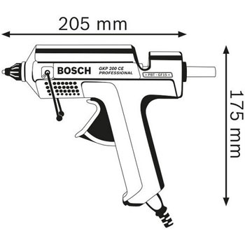 Bosch pištolj za lepljenje GKP 200 CE Professional 0601950703 Bosch pištolj za lepljenje GKP 200 CE Professional 0601950703