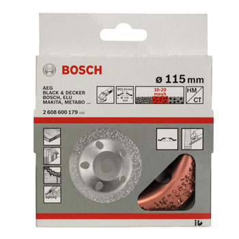 Bosch lončasta ploča sa tvrdim metalom 115x22,23mm srednje,koso  2608600179-1