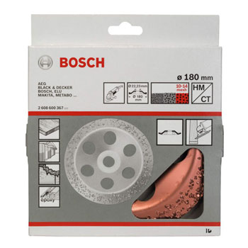 Bosch lončasta ploča sa tvrdim metalom 180x22,23mm 2608600367 Bosch lončasta ploča sa tvrdim metalom 180x22,23mm 2608600367