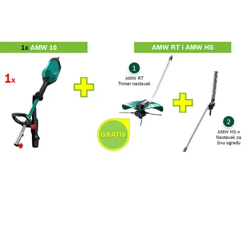 Bosch pogonska jedinica AMW 10 + POKLON Bosch AMW HS + Bosch trimer AMW RT Bosch pogonska jedinica AMW 10 + POKLON Bosch AMW HS + Bosch trimer AMW RT