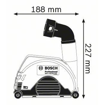 Bosch sistemski pribor GDE 115/125 FC-T Professional 1600A003DK-1