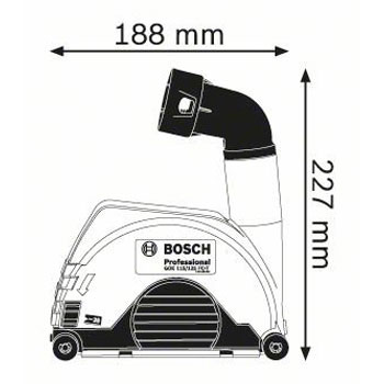 Bosch sistemski pribor GDE 115/125 FC-T Professional 1600A003DK Bosch sistemski pribor GDE 115/125 FC-T Professional 1600A003DK
