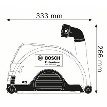 Bosch sistemski pribor GDE 230 FC-S Professional 1600A003DL-1