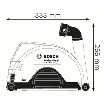 Bosch sistemski pribor GDE 230 FC-S Professional 1600A003DL Bosch sistemski pribor GDE 230 FC-S Professional 1600A003DL