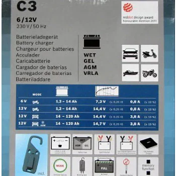Bosch punjač akumulatora C3 6/12 018999903M -1