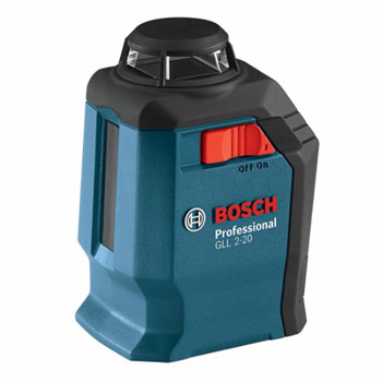Bosch samonivelišući linijski laser 360° u koferu GLL 2-20 0601063J00 Bosch samonivelišući linijski laser 360° u koferu GLL 2-20 0601063J00