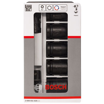 Bosch 7-delni set udarnih nasadnih ključeva Impact Control sa adapterima 2608551029 Bosch 7-delni set udarnih nasadnih ključeva Impact Control sa adapterima 2608551029