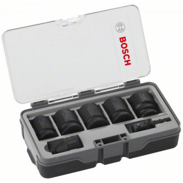 Bosch 7-delni set udarnih nasadnih ključeva Impact Control sa adapterima 2608551029 Bosch 7-delni set udarnih nasadnih ključeva Impact Control sa adapterima 2608551029