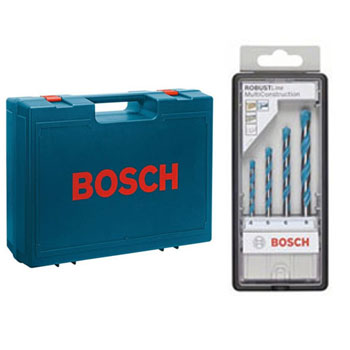 Bosch super set GSB 13 RE vibraciona bušilica + 4-delni set MultiConstruction burgija 