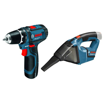 Bosch super set GSR 12V-15 akumulatorska bušilica-odvrtač + GAS 12V akumulatorski usisivač 0615990GE3-1