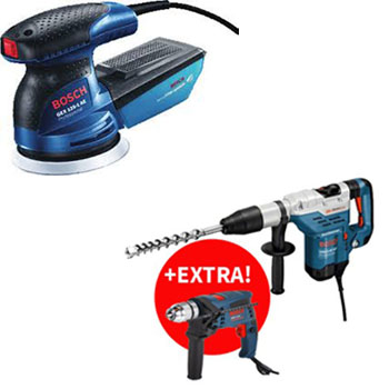 Bosch GBH 5-40 DCE elektro-pneumatski čekić sa SDS-Max prihvatom + GSB 13 RE vibraciona bušilica 0615990L0M Bosch GBH 5-40 DCE elektro-pneumatski čekić sa SDS-Max prihvatom + GSB 13 RE vibraciona bušilica 0615990L0M