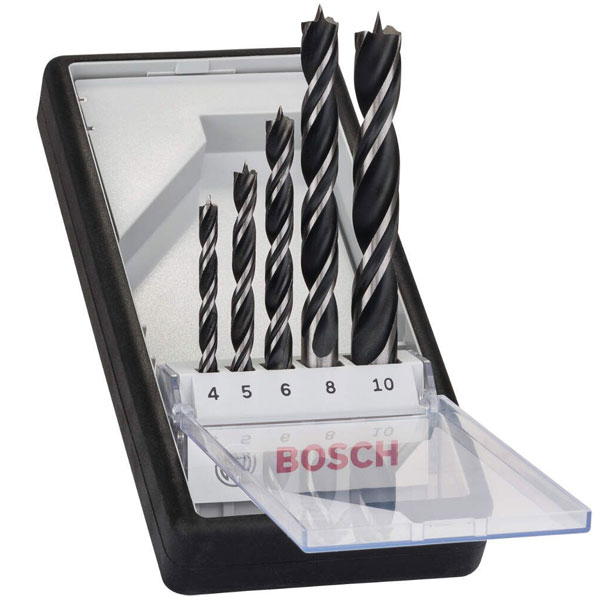 Bosch 5-delni Robust Line set burgija za drvo 2607010527 Bosch 5-delni Robust Line set burgija za drvo 2607010527