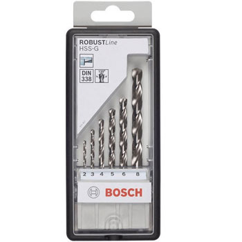 Bosch 6-delni Robust Line set burgija za metal HSS-G, 135° 2607010529 Bosch 6-delni Robust Line set burgija za metal HSS-G, 135° 2607010529