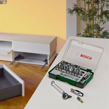Bosch 27-delni set bitova odvrtača i čegrtaljki 2607017562-2